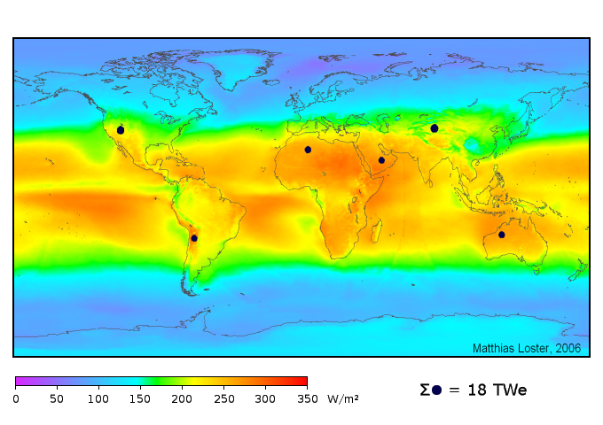 Solar_land_area land area needed for 8% PV to produce 18 TW